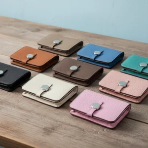 Pocket-Perfect Leather Card Wallet — Chic, Compact, Ready to Roam