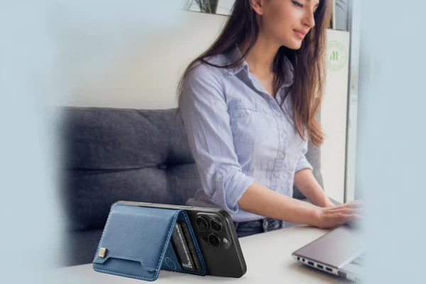 Snap & Go RFID Magnetic Phone Wallet