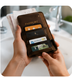 RFID Passport & Document Wallet