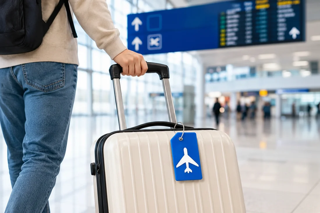 Plane & Simple Luggage Tag - Image 2